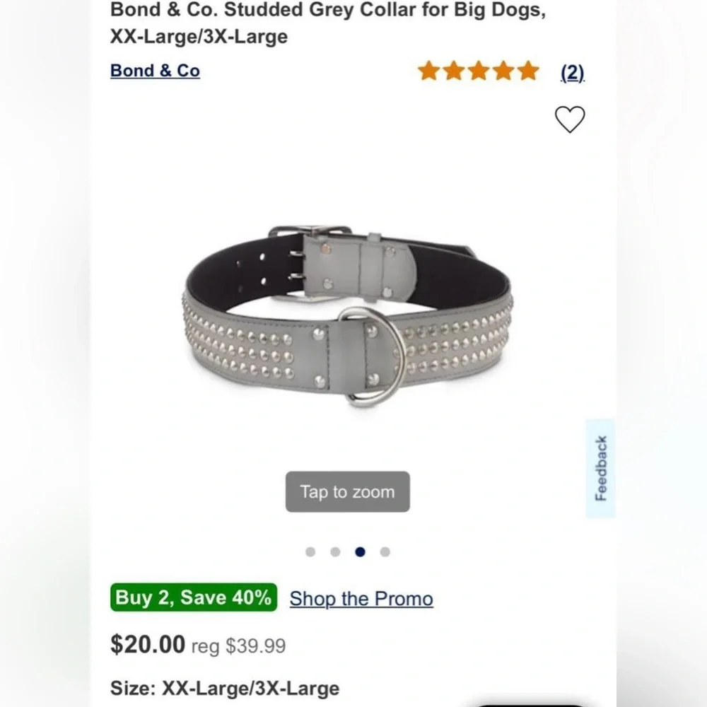 Bond & Co Dog Collar - Picture 3 of 3